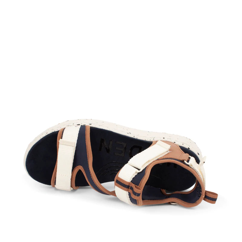 Woden Emilie Navy Sandal