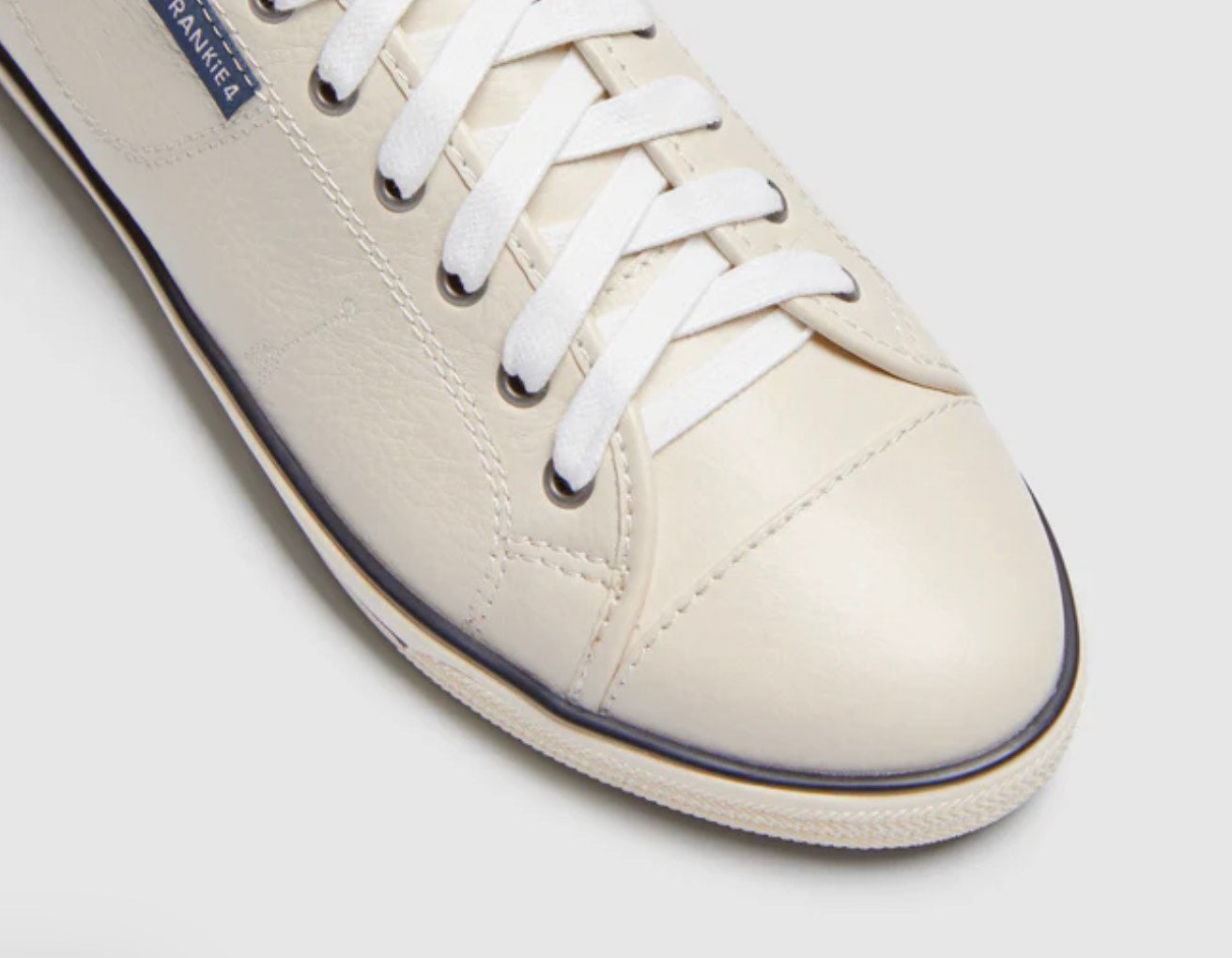 Frankie4 Nat Cream Leather Sneaker