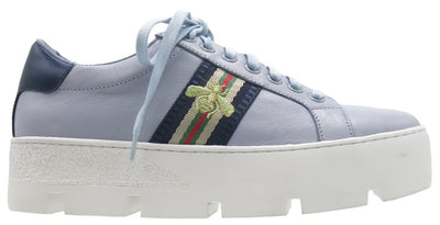 Gelato Harlowe Leather Platform Sneaker sky/navy Gr8 Gear NZ
