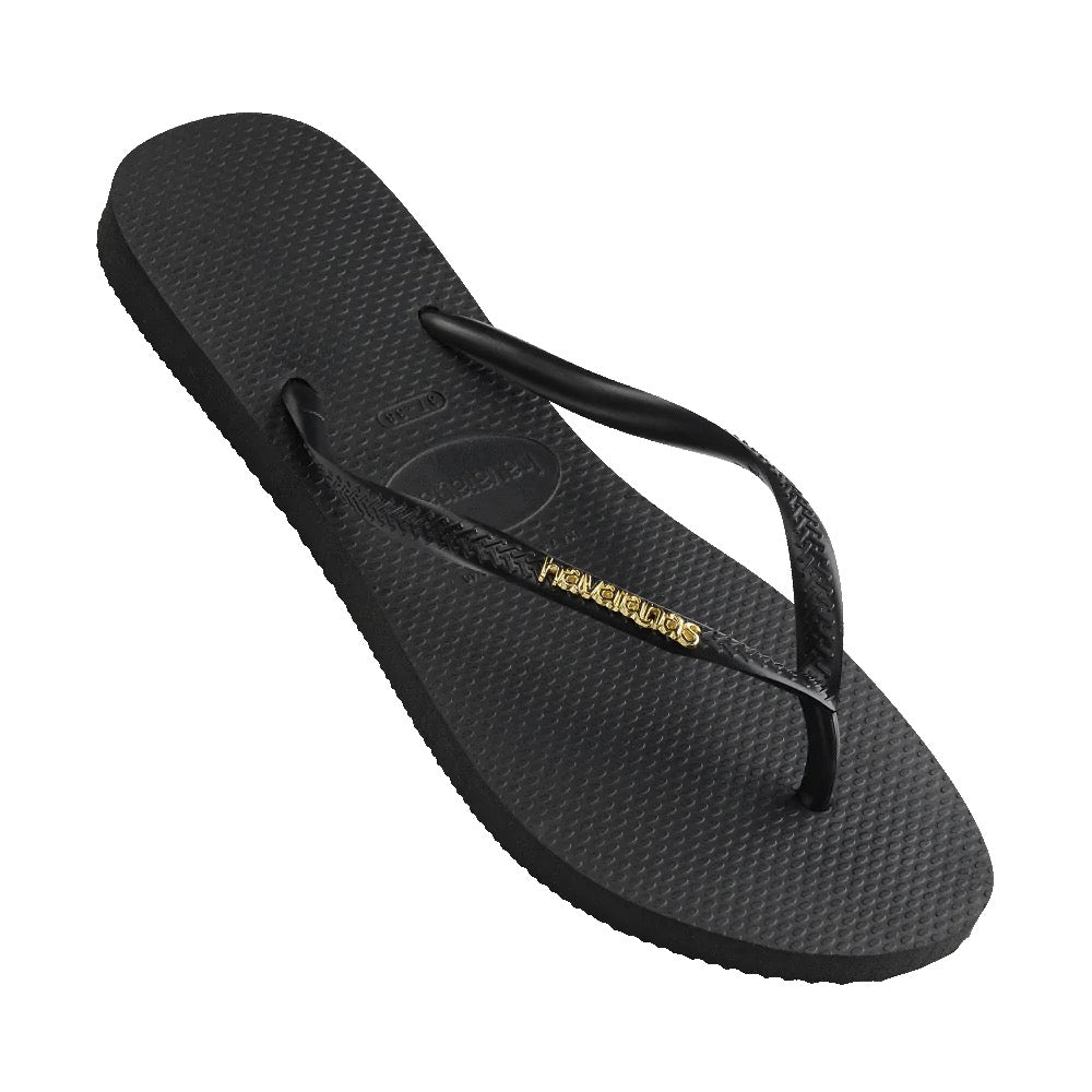 Havaianas Slim Logo Metallic Jandals