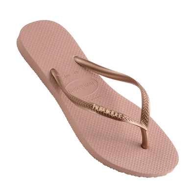 Havaianas Slim Metallic Rose Gold/Rose Nude Jandals Gr8 Gear NZ online