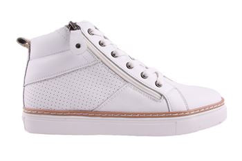 Natural Comfort Voodoo Leather White Hi Top