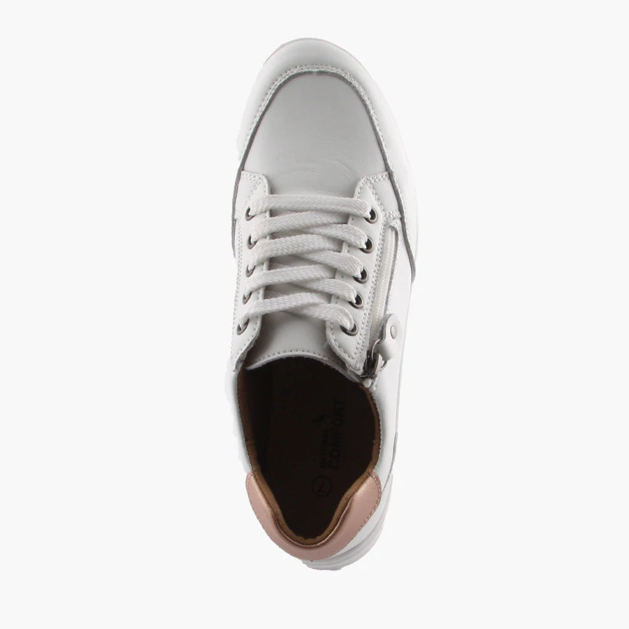 Natural Comfort Dulcera White Leather Sneaker