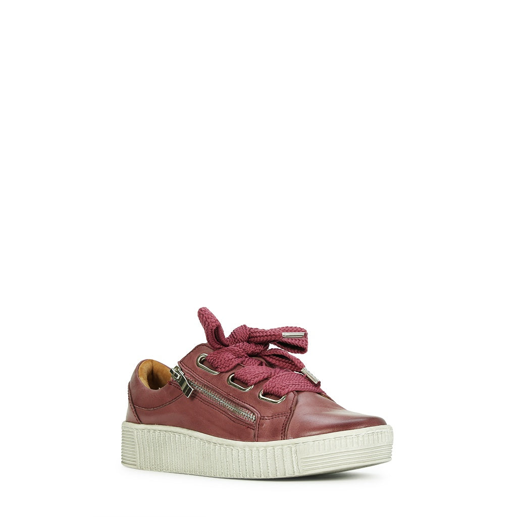 EOS Jovi Leather Sneaker Mulberry