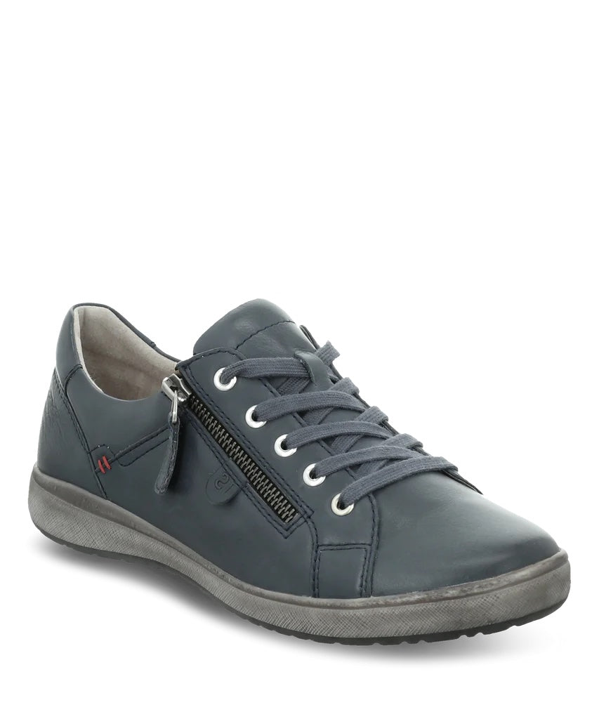 Josef Seibel Caren 12 Ocean Leather Sneaker