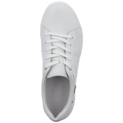 Josef Seibel Caren 01 White Leather Sneaker