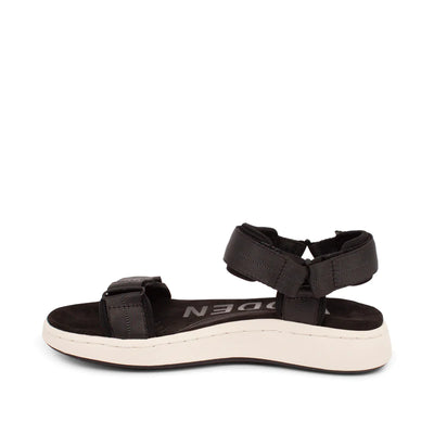 Woden Line Black Sandal