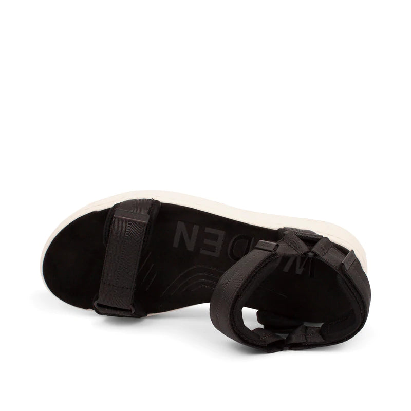 Woden Line Black Sandal