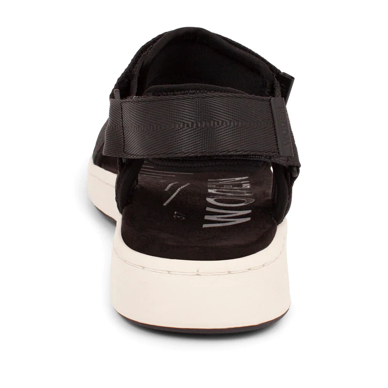 Woden Line Black Sandal