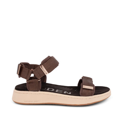 Woden Line Brown Sandal