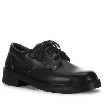Mckinlay Jill Black Leather Lace Up Shoe