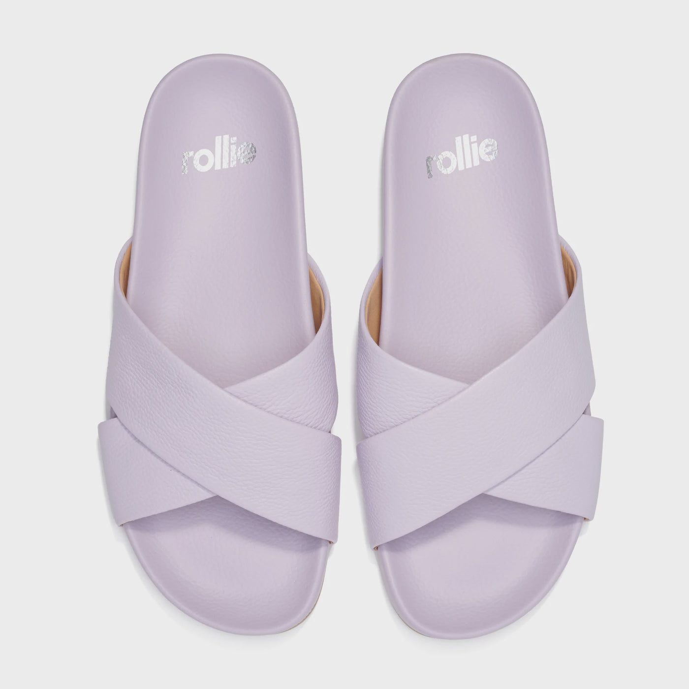 Rollie Tide Cross Lavender Leather Slide