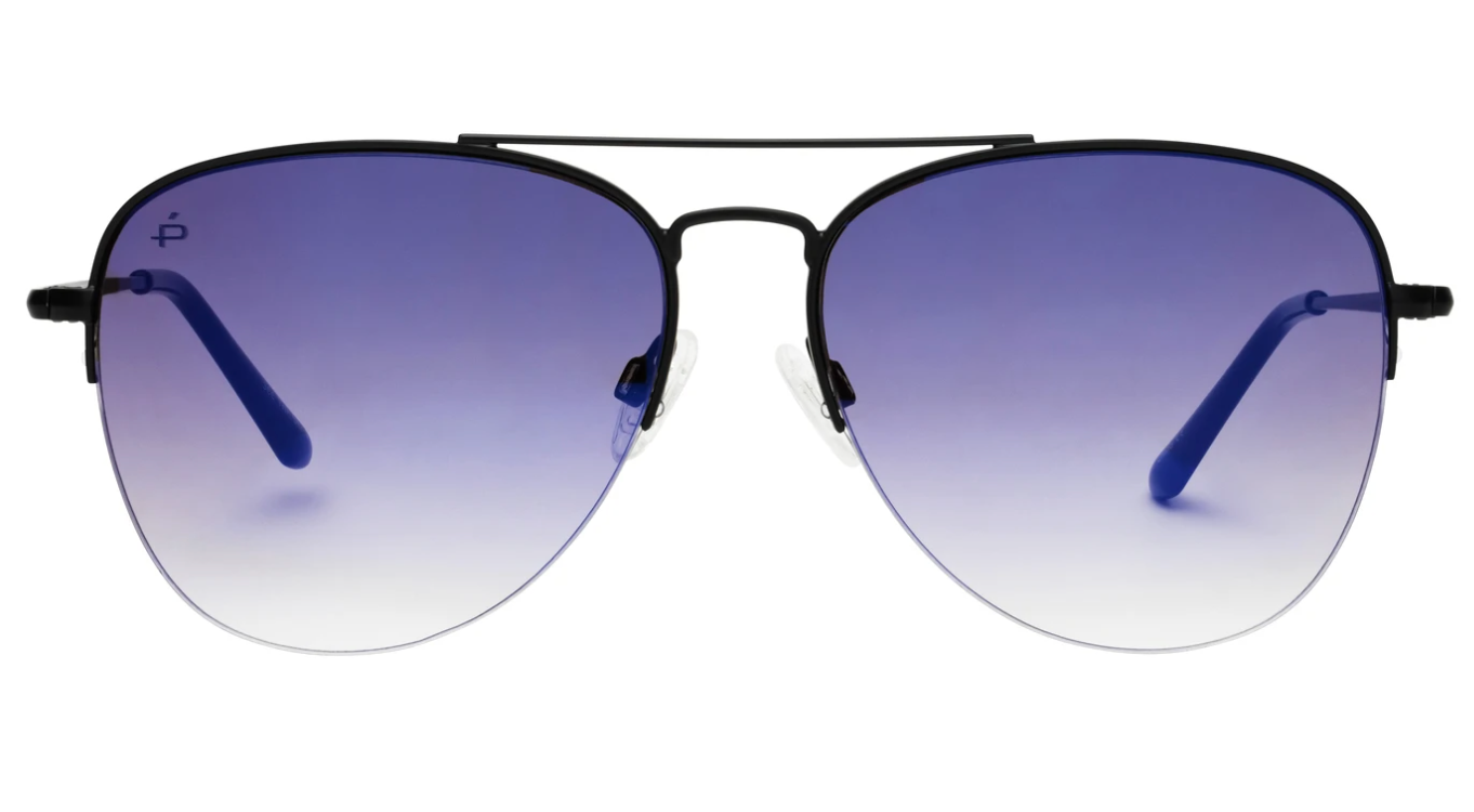 Prive Hollywood Sun Satin Black Sunglasses