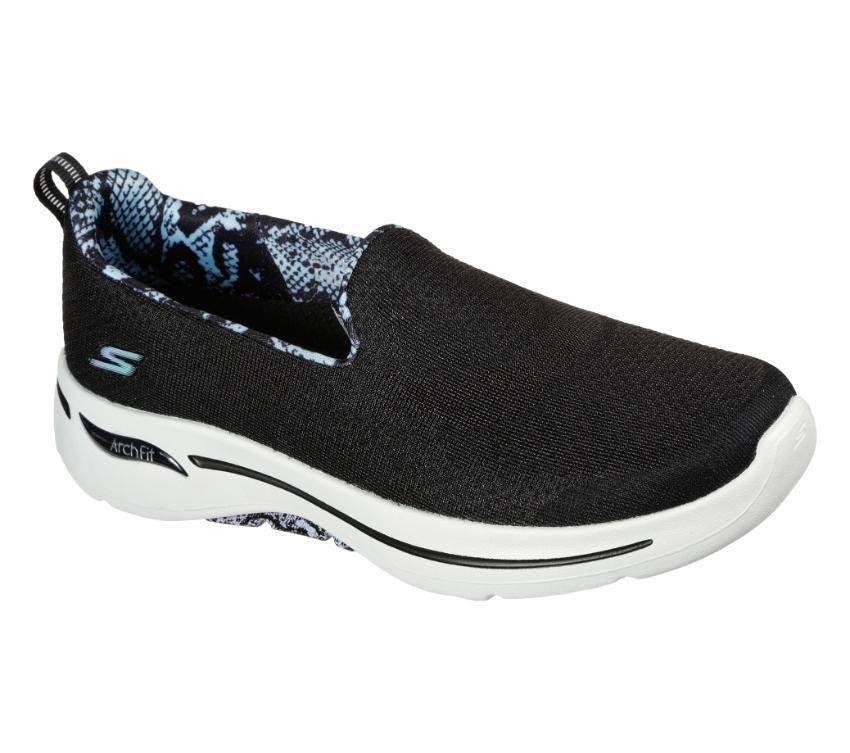 Skechers Womens Go Walk Arch Fit  Wild Vision Black/Multi