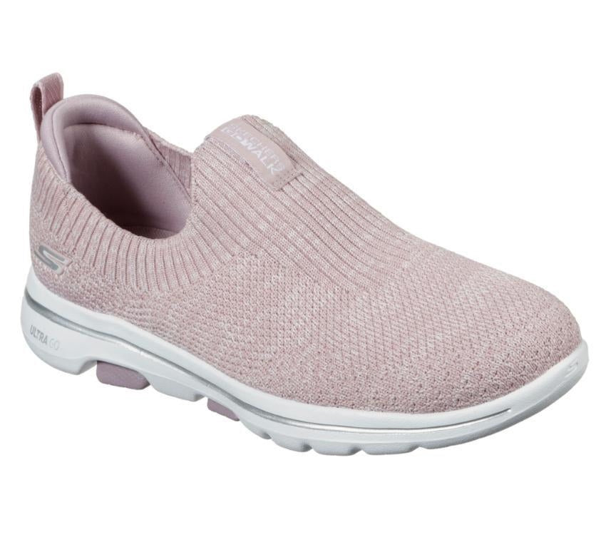 Skechers Womens Go Walk 5 Trendy Mauve