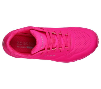 Skechers Uno Woman's Night Shades Neon Pink