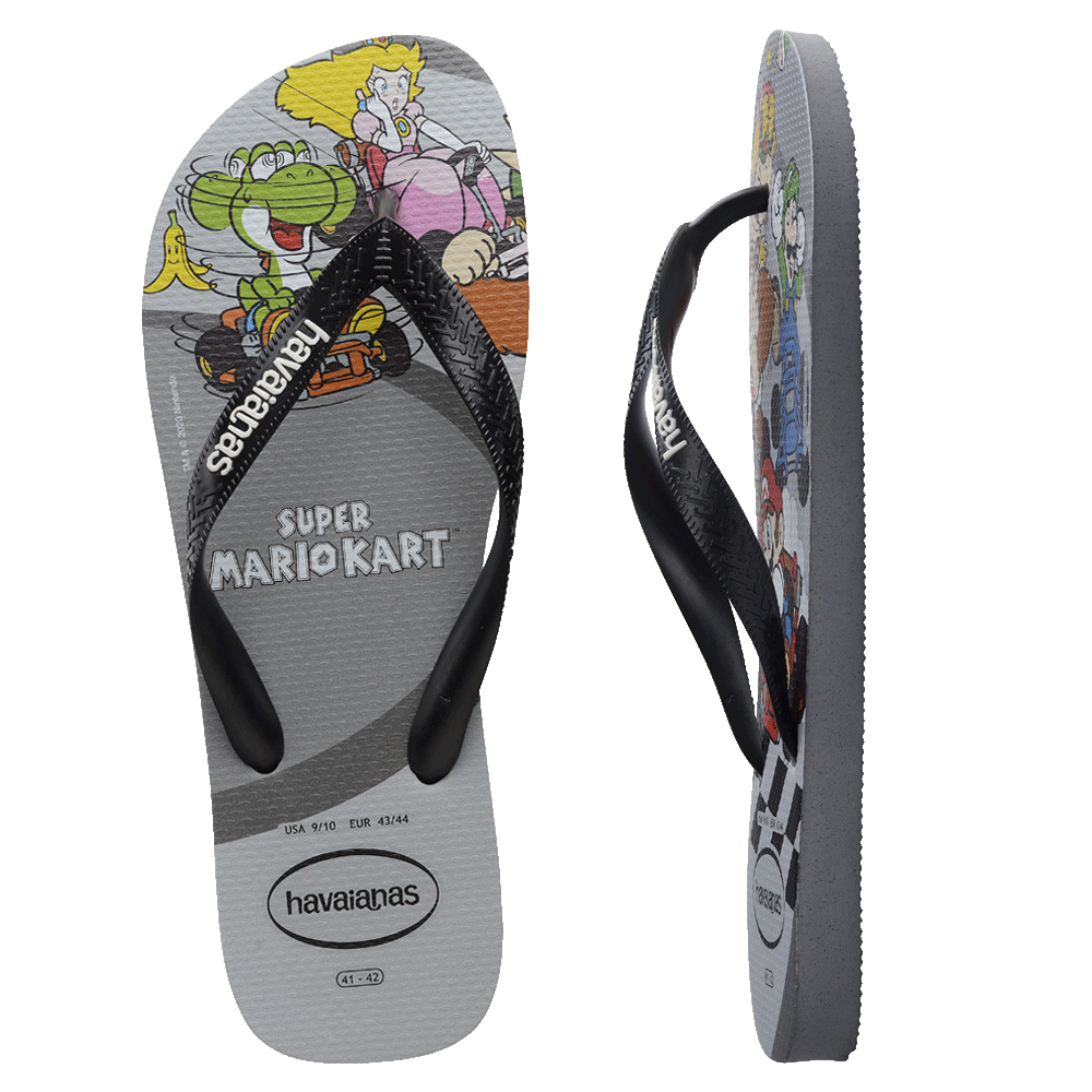 Havaianas Top Mario Bros Steel Grey Kids Jandals