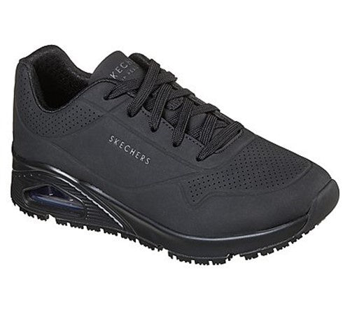 Skechers Uno Woman's SR Black Shoe