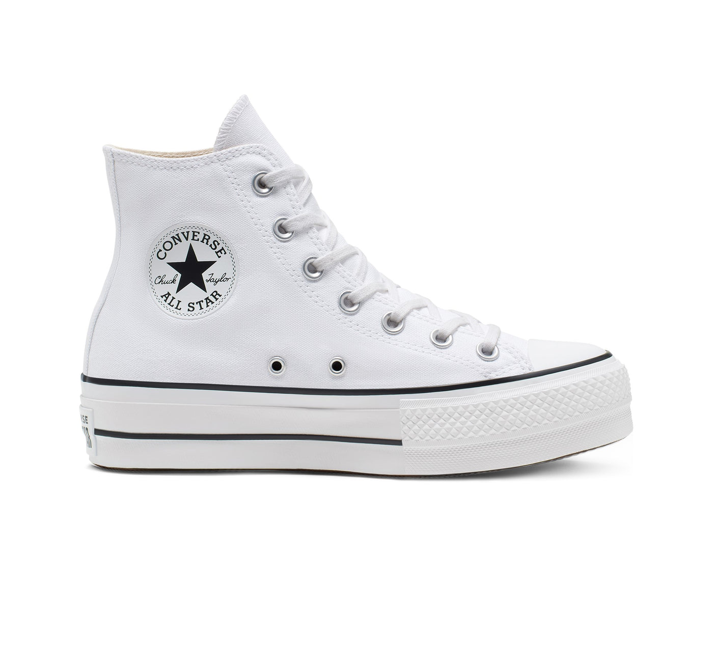 Converse white platform high Clearance
