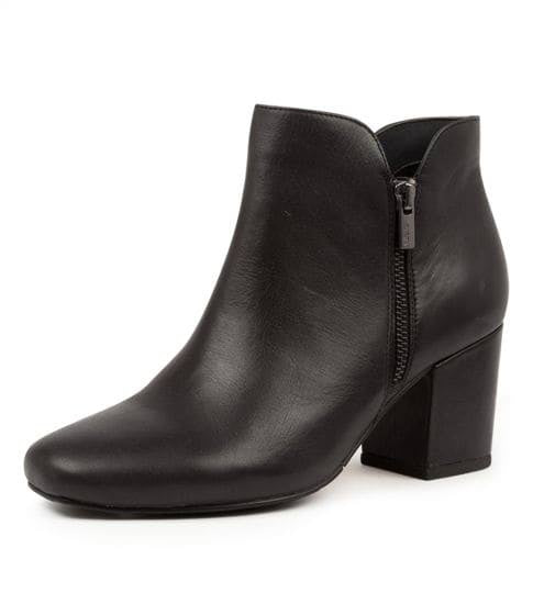 Ziera Nada Black Leather Boot