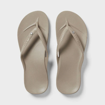 Archies Arch Support Jandals Taupe Crystal Gr8 Gear NZ