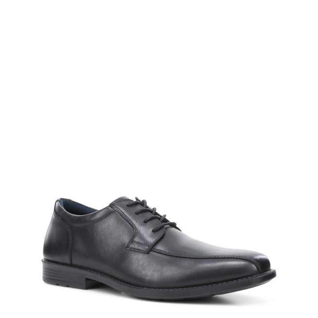 Clarks Brooklyn Black Leather Shoe