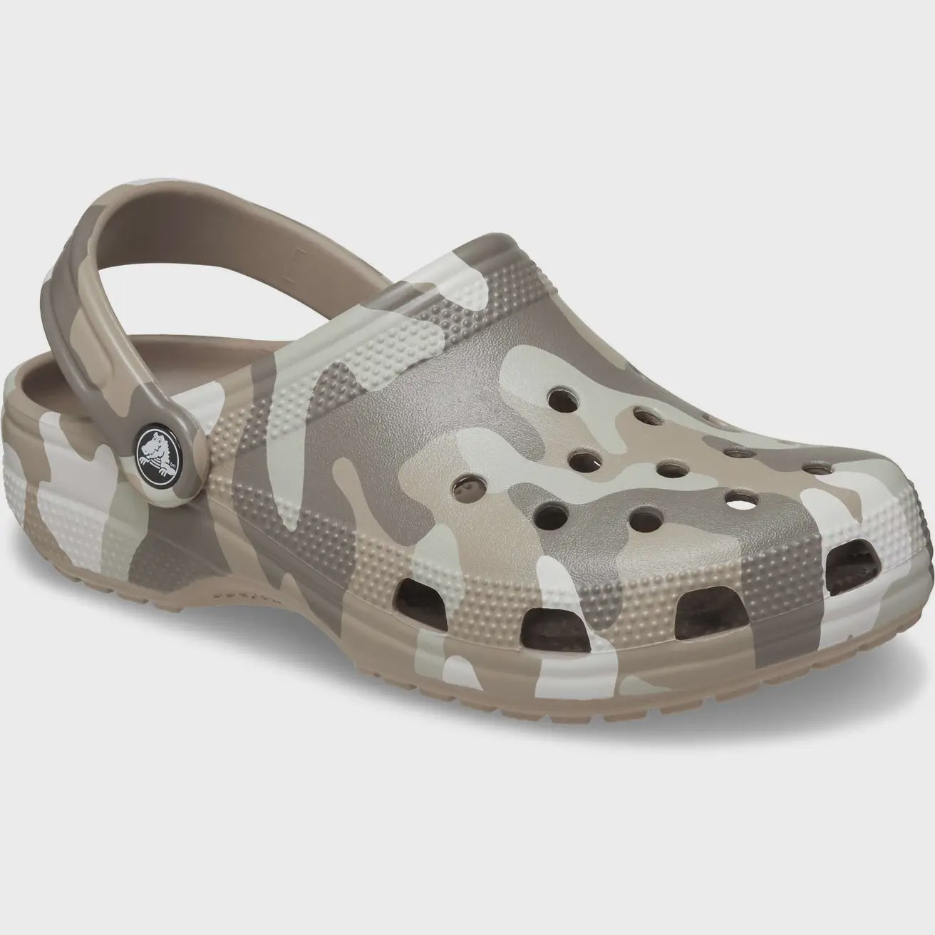 Crocs Classic Printed Camo Clog Mushroom/Multi Gr8 Gear NZ