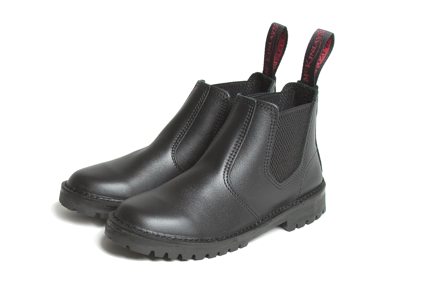 Mckinlay Hunter Boot Black Leather