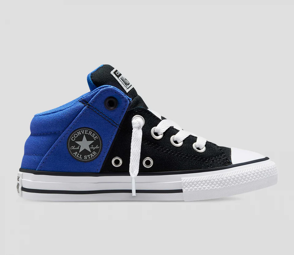 Converse Kids Mid CTAS Axel Black Blue GR8 Gear
