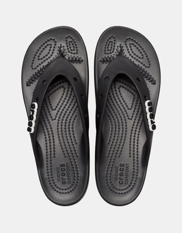 Crocs Classic Platform Flip Black Jandal