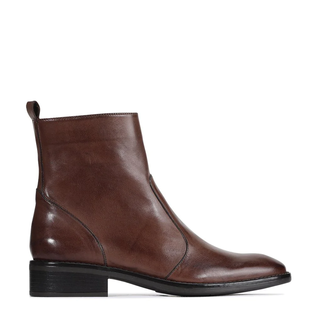 EOS Seline Leather Boot Chestnut