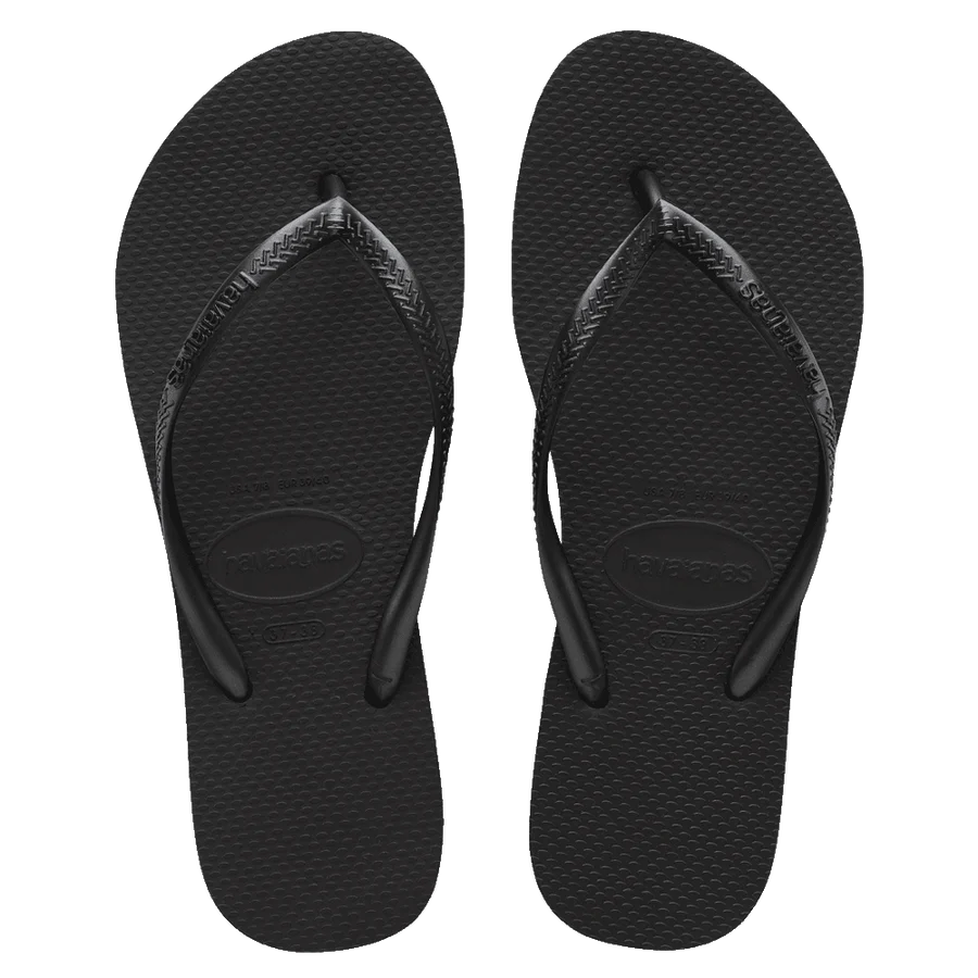 Havaianas Slim Platform Black Jandals Gr8 Gear NZ