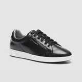 Frankie4 Jackie 111 Black Punched Leather Sneaker Gr8 Gear NZ