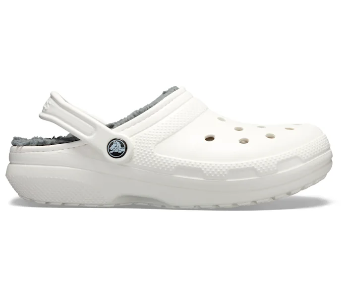 Crocs Classic Lined Clog White/Grey – GR8 Gear