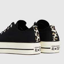 Converse Chuck Taylor Platform Low Black/ Leopard