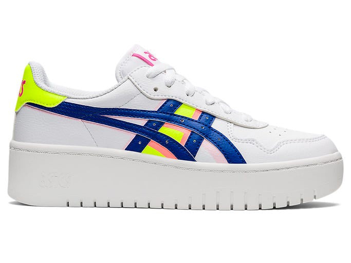 ASICS Japan S Platform White/Blue – GR8 Gear - Main Image