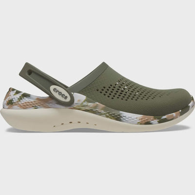 Crocs LiteRide 360 Marbled Clog Army Green Gr8 Gear NZ