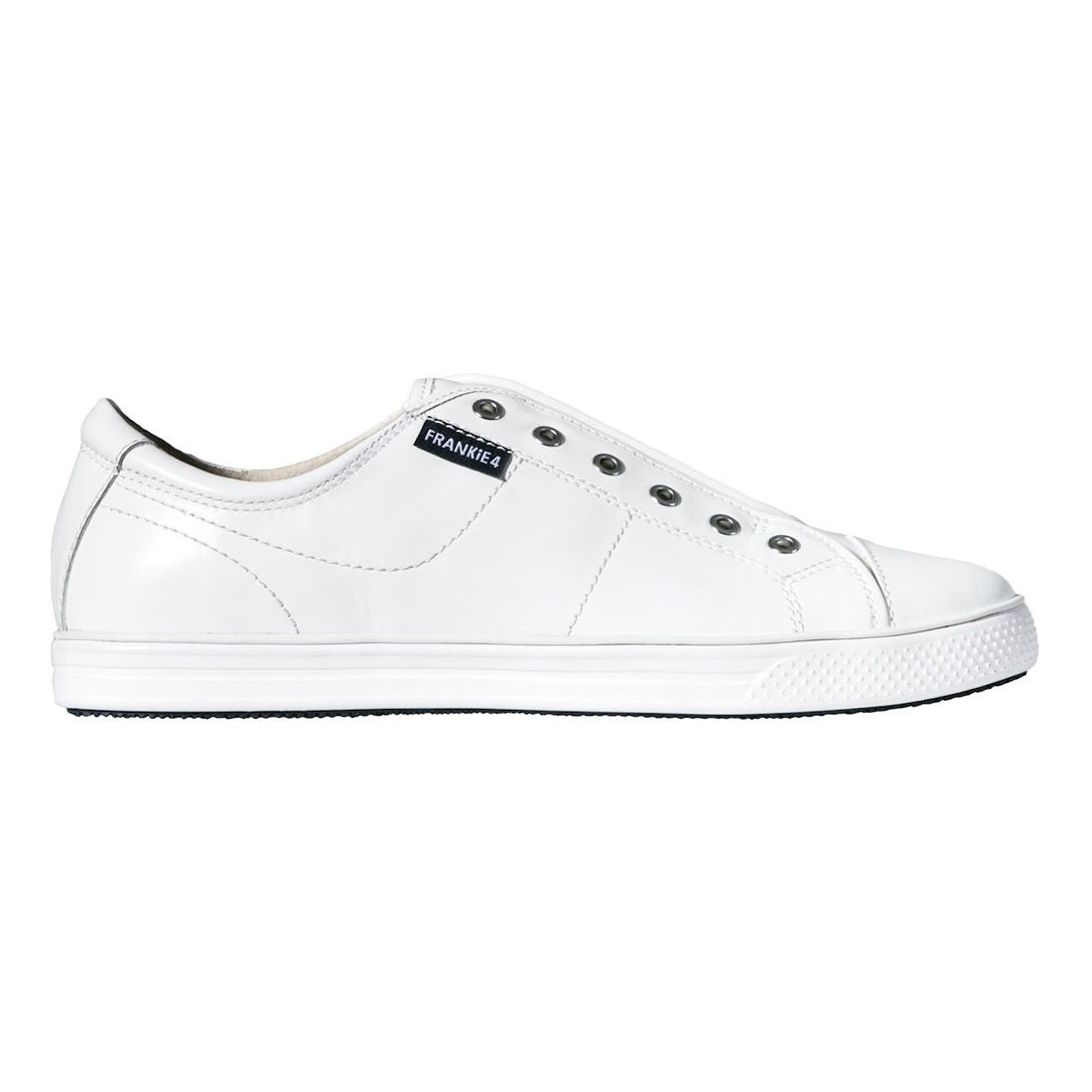 Frankie4 Nat White Leather Sneaker