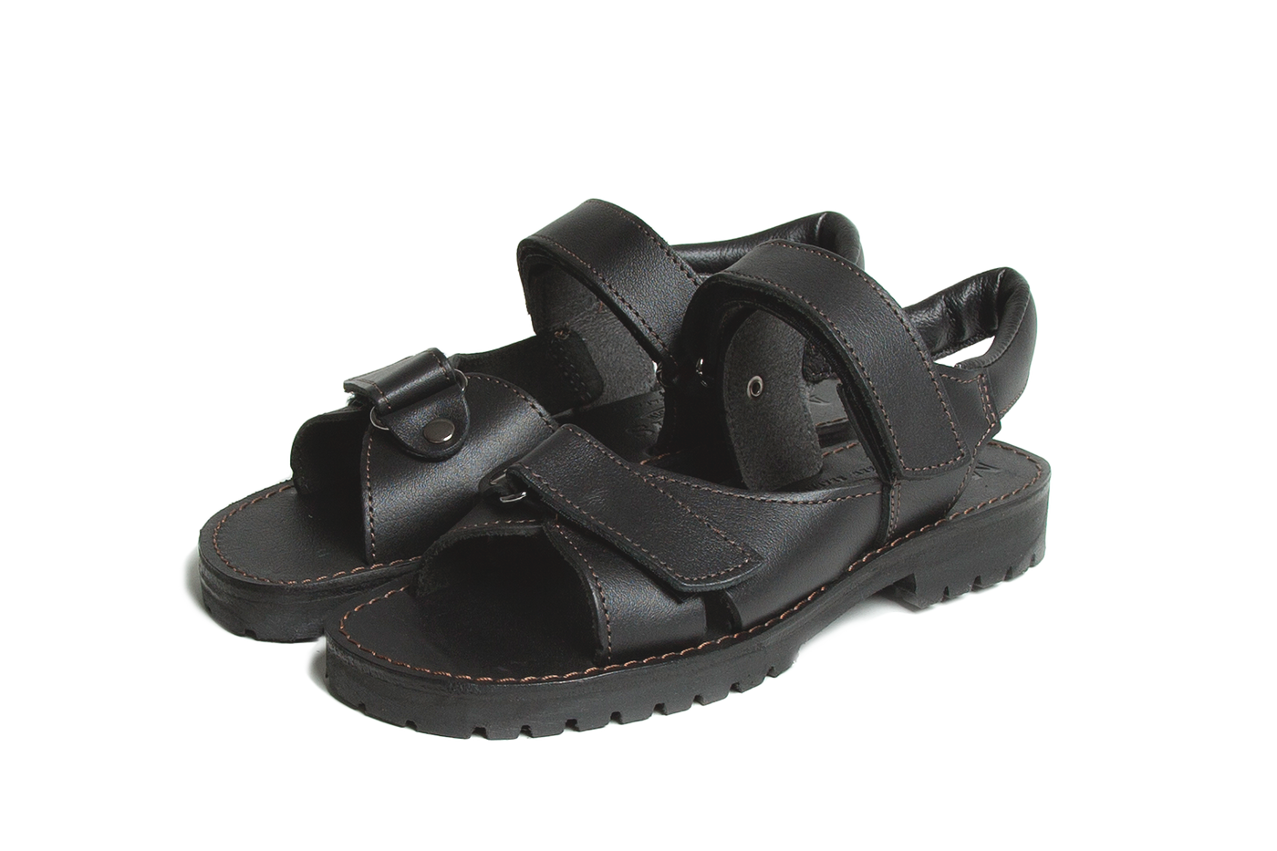 McKinlay Safari Black Leather Sandal Gr8 Gear NZ