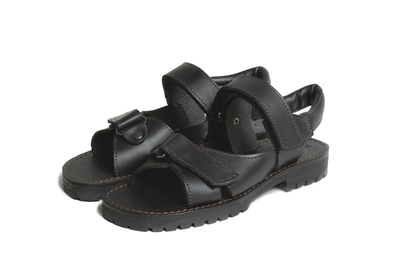 McKinlay Safari Black Leather Sandal Gr8 Gear NZ