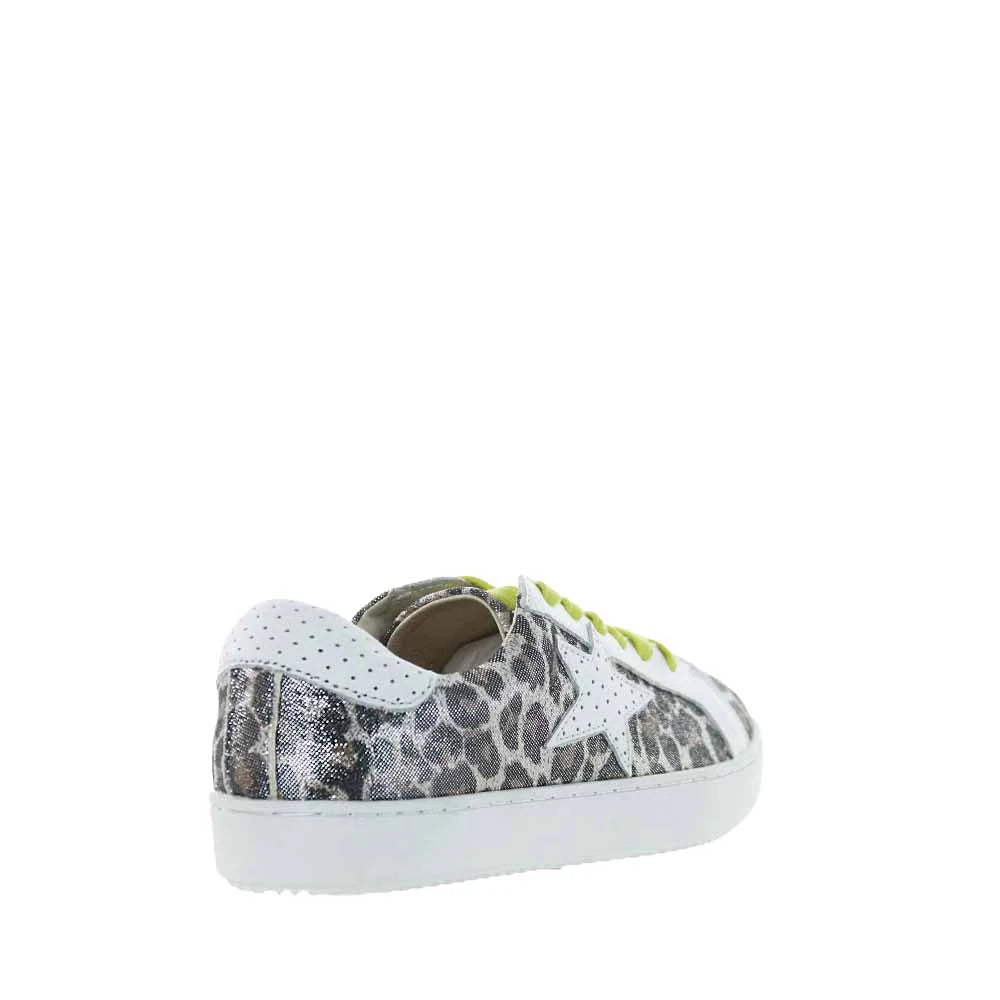 Alfie & Evie Valdo Champagne Leopard Sneaker