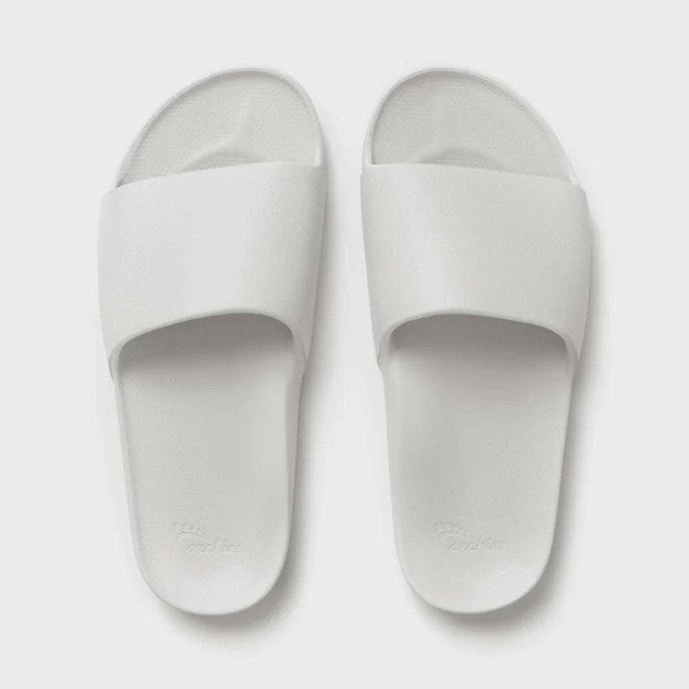 Archies Arch Support Slides White Gr8 Gear NZ